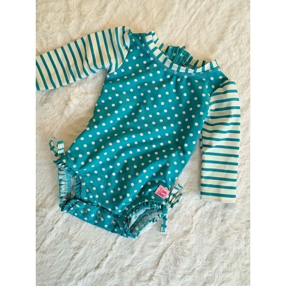 Ruffle Butts Baby Bathing Suit Size 3-6 Months